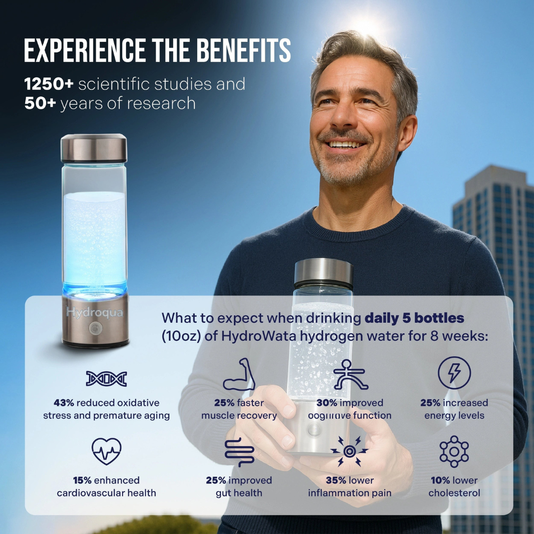 Hydroqua™ Hydrogen Water Bottle